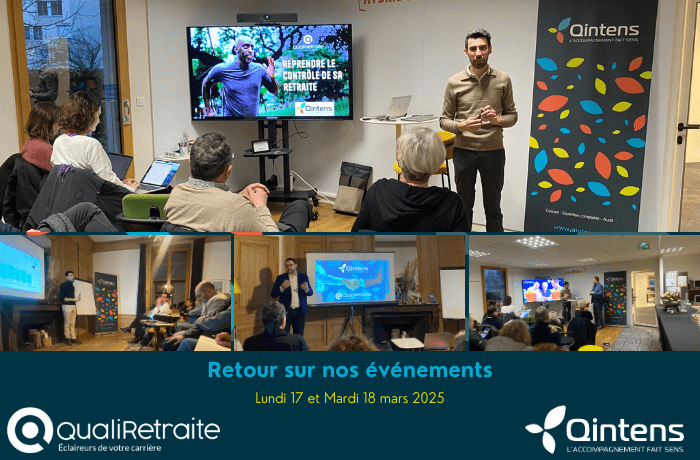 Qintens x Qualiretraite : deux soirées pour mieux préparer sa fin de carrière